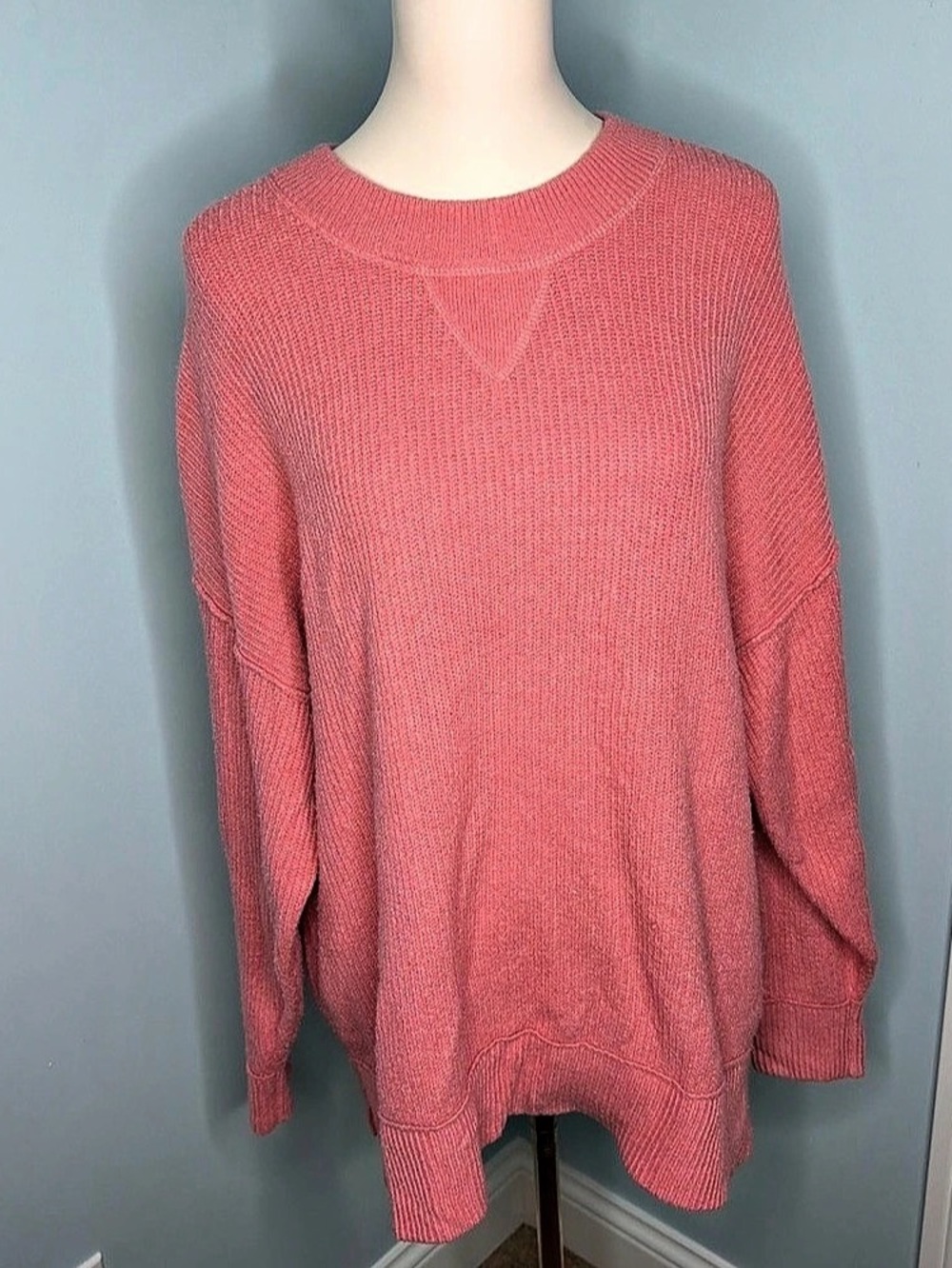 aerie Pink Crewneck Sweater Size S/P